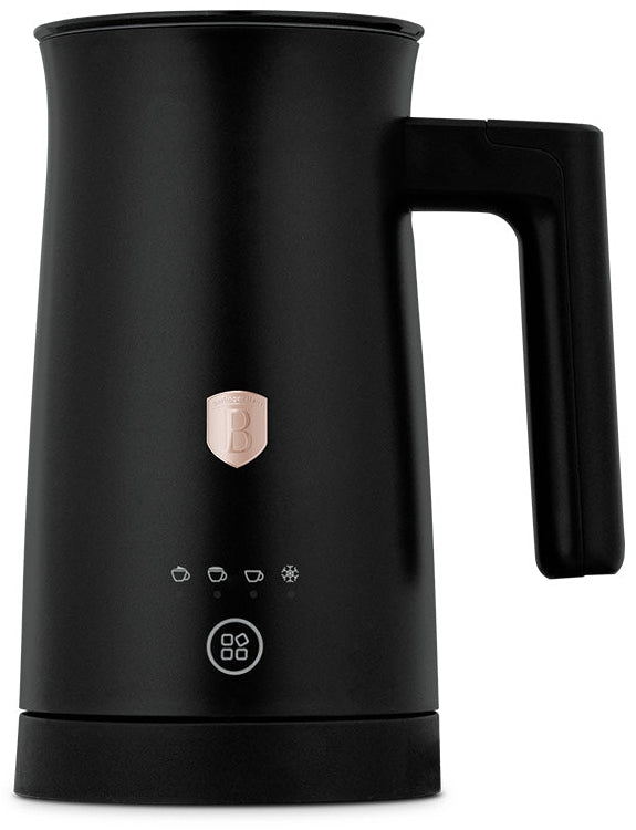 BerlingerHaus Electric Milk Frother 4-in-1 Black Rose Gold - 160 ml