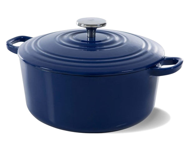 BK Casserole Bourgogne Royal Blue Cast Iron ø 28 cm / 6.7 Litres - enamelled non-stick coating