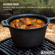 Blackwell Saucepan Cast Iron / Sauce Pan ø 18 cm - 1.5 liters - without non-stick coating
