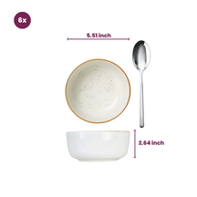 Cosy & Trendy Bowls Baltic Vanilla ø 14 cm - 6 pieces