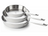 Set de sartenes Beka Maestro de acero inoxidable 3 piezas ø 20, 24 y 28 cm - apto para todas las fuentes de calor - sin revestimiento antiadherente