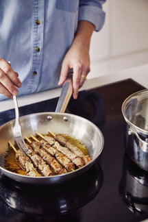 Beka Frying pan Cicla stainless steel Ø 20 cm – suitable for all heat sources – ceramic non-stick coating 