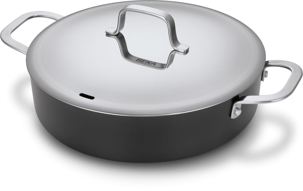 Beka Sauté Pan / Sauté Pan with lid Maestro Alu ø 28 cm - ceramic non-stick coating