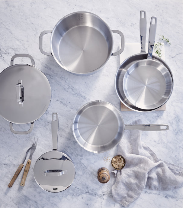 Olla Beka Maestro Acero inoxidable con tapa ø 16 cm / 1.1 litros - apto para todas las fuentes de calor