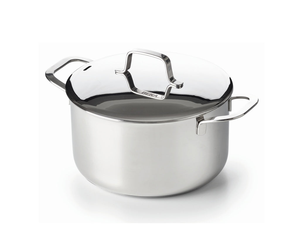 Beka Cookware Set Maestro 5-Piece - without non-stick coating - suitable for all heat sources (Cooking pots, Saucepan & Soup pot)