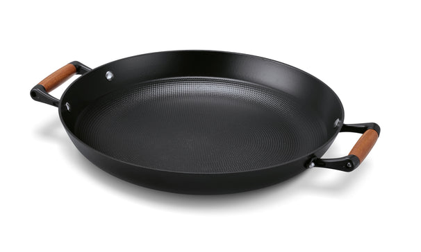 Paellera Beka con 2 asas laterales Mandala de Hierro Fundido ø 36 cm - revestimiento antiadherente cerámico - apta para todas las fuentes de calor