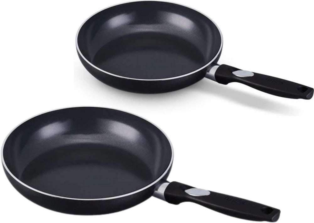 Sola Set de Sartenes Pearl 7 Piezas Acero Inoxidable - Compatible con Inducción - Cacerola ø 16, 18, 20 cm & Cacerola ø 16 cm + Sartén ø 24, 28 cm + Olla ø 24 cm