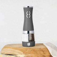 BerlingerHaus Electric Pepper and Salt Mill Matt Anthracite - 2-in-1 - Ceramic Mill