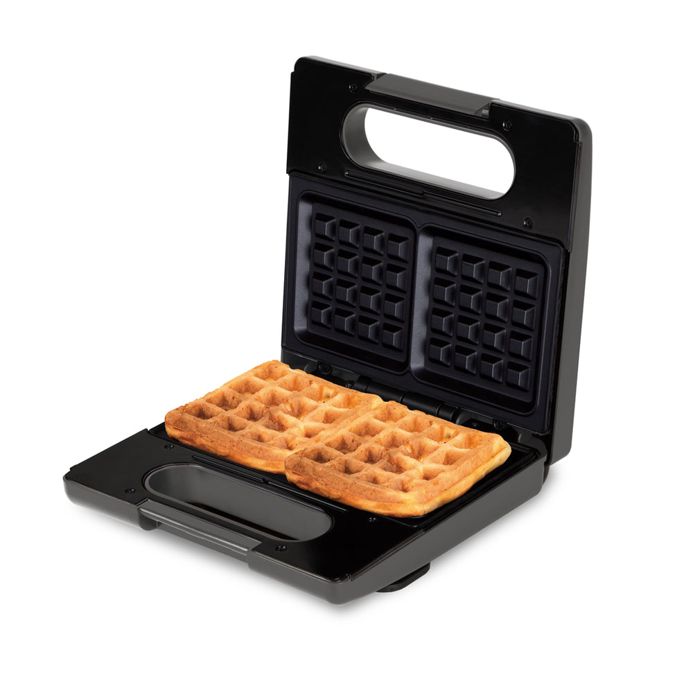 BerlingerHaus Sandwich Maker 3-in-1 Matt Anthracite - Removable Plates - Waffle & Grill - 780W