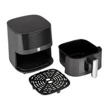 BerlingerHaus Airfryer XXXL Matte Anthracite - with Viewing Window - 8 Liters - 1650W