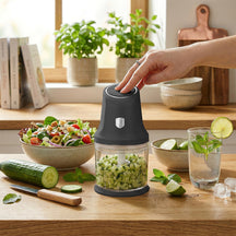 BerlingerHaus Food Chopper Anthracite - 2-in-1 - 4 Blades - 300W
