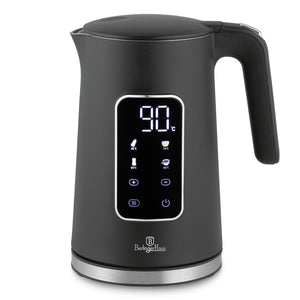 BerlingerHaus kettle Digital Mat Antraciet - Temperature setting - 1.7 liter - 2200W