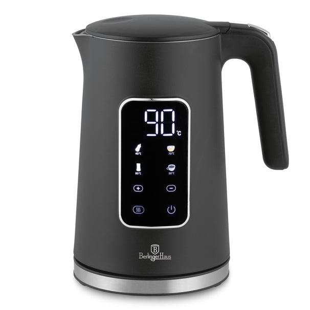 BerlingerHaus Electric Kettle Digital Matt Anthracite - Temperature Setting - 1.7 Liter - 2200W