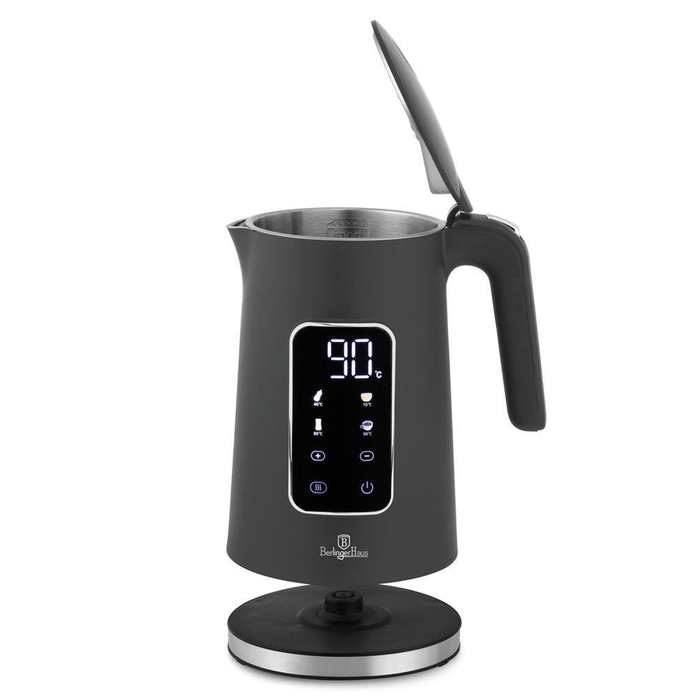 BerlingerHaus Electric Kettle Digital Matt Anthracite - Temperature Setting - 1.7 Liter - 2200W