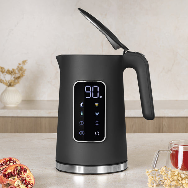 BerlingerHaus kettle Digital Mat Antraciet - Temperature setting - 1.7 liter - 2200W