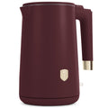BerlingerHaus Electric Kettle Double-Walled Matt Burgundy - 1.7 Liter - 1800W
