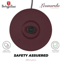 BerlingerHaus Electric Kettle Double-Walled Matt Burgundy - 1.7 Liter - 1800W
