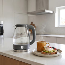 BerlingerHaus Electric Kettle Glass Matt Anthracite - 1.7 Liter - 2200W