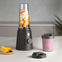 BerlingerHaus Smoothie Blender to Go Matt Anthracite - Includes 2 Cups - 320W