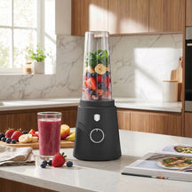 BerlingerHaus Smoothie Blender to Go Matt Anthracite - Includes 2 Cups - 320W