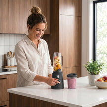 BerlingerHaus Smoothie Blender to Go Matt Anthracite - Includes 2 Cups - 320W
