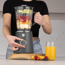 BerlingerHaus Table Blender Matt Anthracite - Glass Jug - 1.5 Liter - 1000W