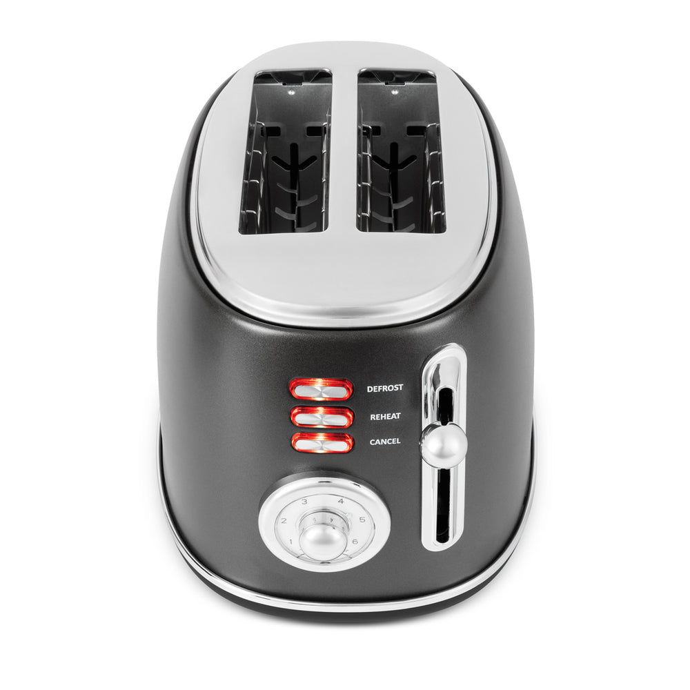 BerlingerHaus Toaster Matt Anthracite - 2 Slots - 850 W