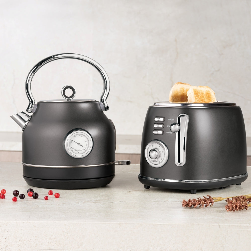 BerlingerHaus Toaster Matt Anthracite - 2 Slots - 850 W