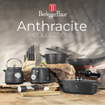 BerlingerHaus Electric Kettle Glass Matt Anthracite - 1.7 Liter - 2200W