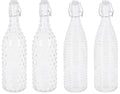Cookinglife Clip Bottles Dots & Lines - 1 Liter - 4 pieces