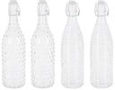 Cookinglife Clip Bottles Dots & Lines - 1 Liter - 4 pieces