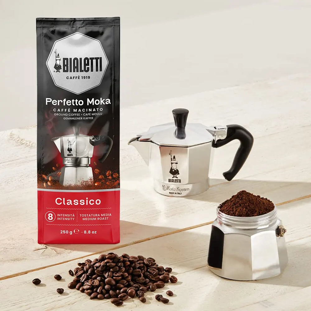 Bialetti Ground Coffee Perfetto Moka Classico 250 grams