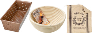 Set para hornear pan / Molde para pan - Cesta para fermentar - Bolsa para pan - Laib & Seele 3 piezas