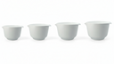 Birkmann Mixing Bowls / Baking Bowls Colour bowls set 4-Piece - 1.5, 2, 3 and 4 Liters - White