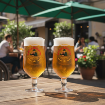Birra Moretti Beer glasses - 250 ml - 6 pieces