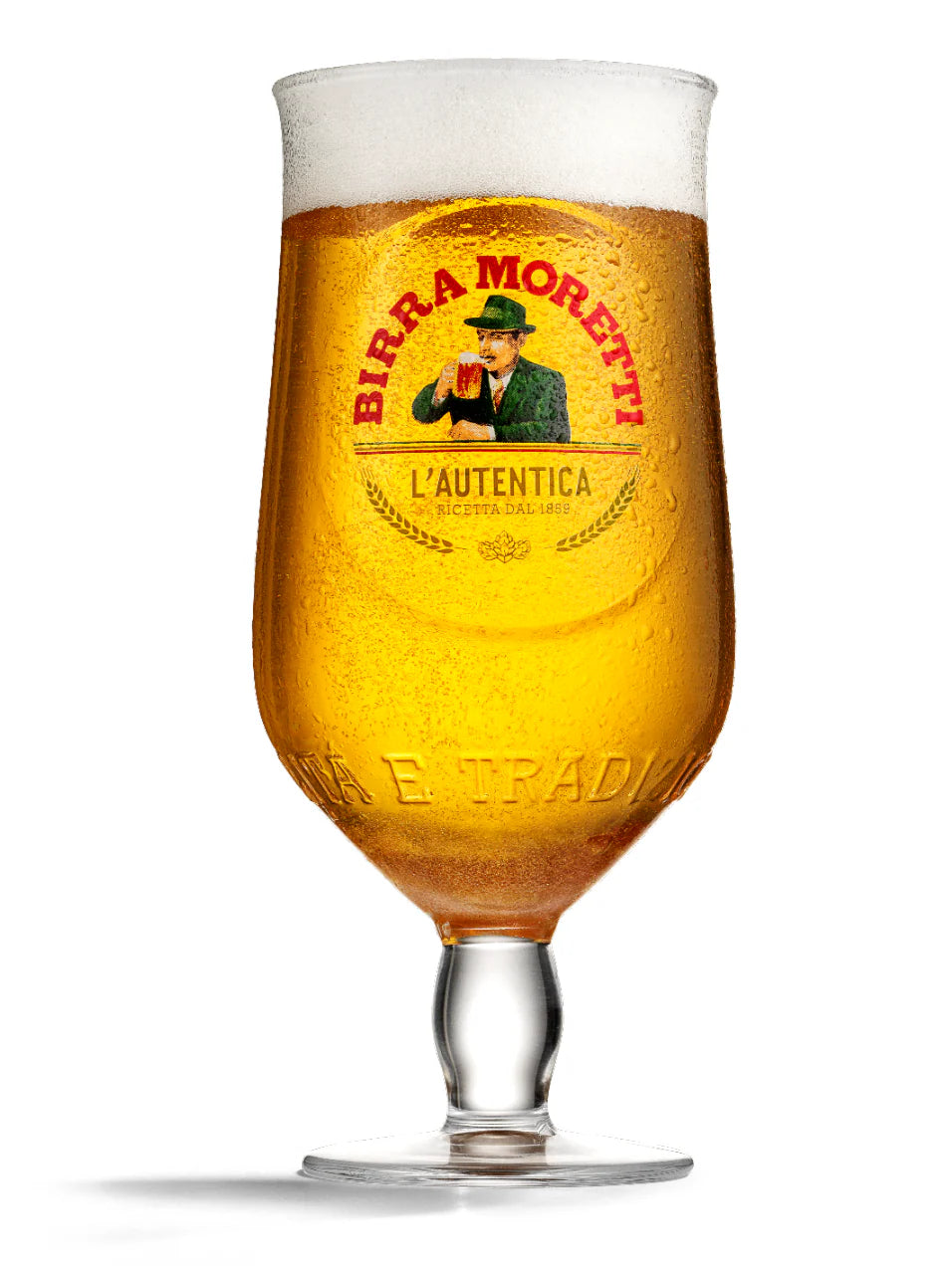 Birra Moretti Beer Glasses 250 ml - 2 pieces