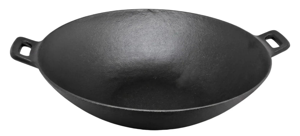 Blackwell Wok / Wadjan de Hierro Fundido ø 32 cm / 3.3 litros - adecuada para todas las fuentes de calor - sin capa antiadherente