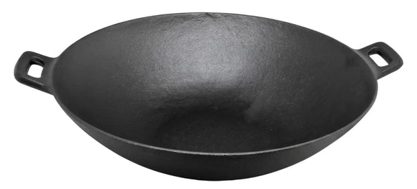 Blackwell wok pan cast iron Ø 32 cm / 3.3 litres – without non-stick coating – suitable for all heat sources