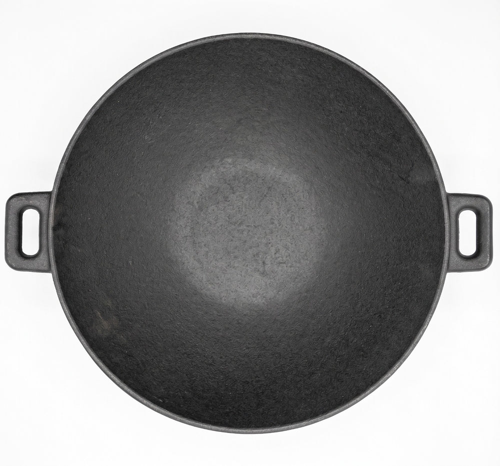 Blackwell wok pan cast iron Ø 36 cm / 6.5 litres – without non-stick coating – suitable for all heat sources