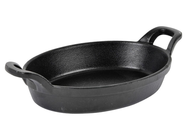 Fuente para horno Blackwell de hierro fundido ovalada 21 x 15 x 4 cm - sin capa antiadherente