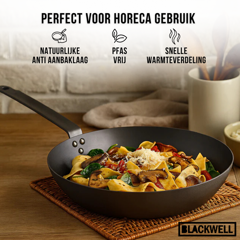 Blackwell Frying pan carbon steel Ø 20 cm – without non-stick coating