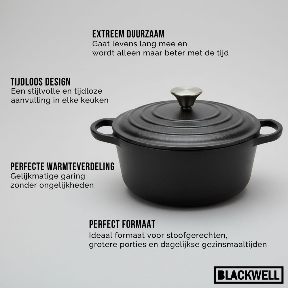 Olla para Asar Blackwell Hierro Fundido ø 24 cm