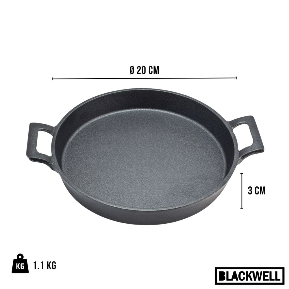 Cast Iron Oven dish - cast iron - ø 20 cm - without non-stick coating