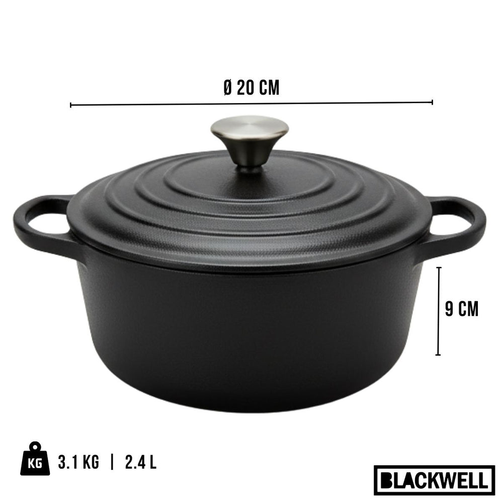 Blackwell Casserole Cast Iron ø 20 cm 