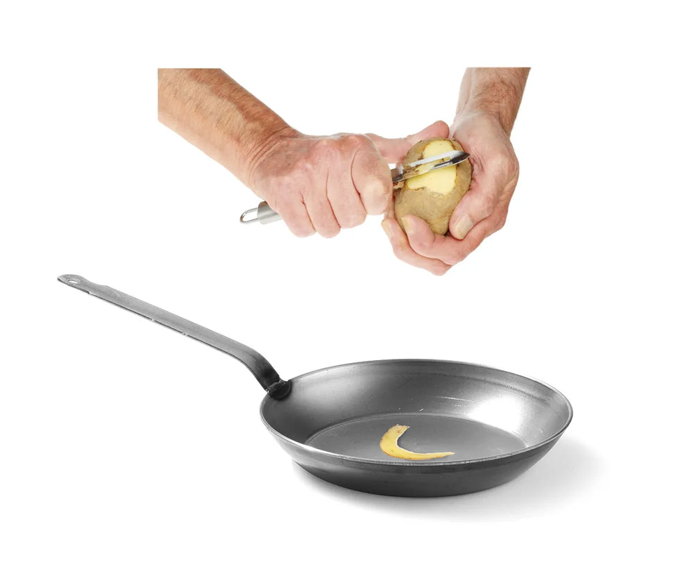 Sartén Blackwell de acero laminado - Sartén Lyonnaise - ø 32 cm - apto para todas las fuentes de calor - sin recubrimiento antiadherente