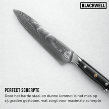 Blackwell Chef's knife - Japanese style - 67 layers damask steel - VG10 - 20 cm