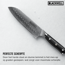 Blackwell Knife Set Damascus - Japanese style - 67 layers damask steel - VG10 - 4-piece