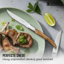 Blackwell Steak Knives Laguiole - Olive Wood - 6 Pieces