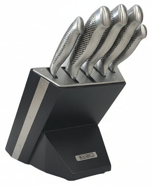 Bloque de cuchillos Blackwell - Noire - Cuchillo de chef, cuchillo santoku, cuchillo de pan, cuchillo de oficina y cuchillo pelador 6 piezas