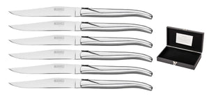 Blackwell Cuchillos para steak Laguiole - Acero inoxidable - 6 Piezas